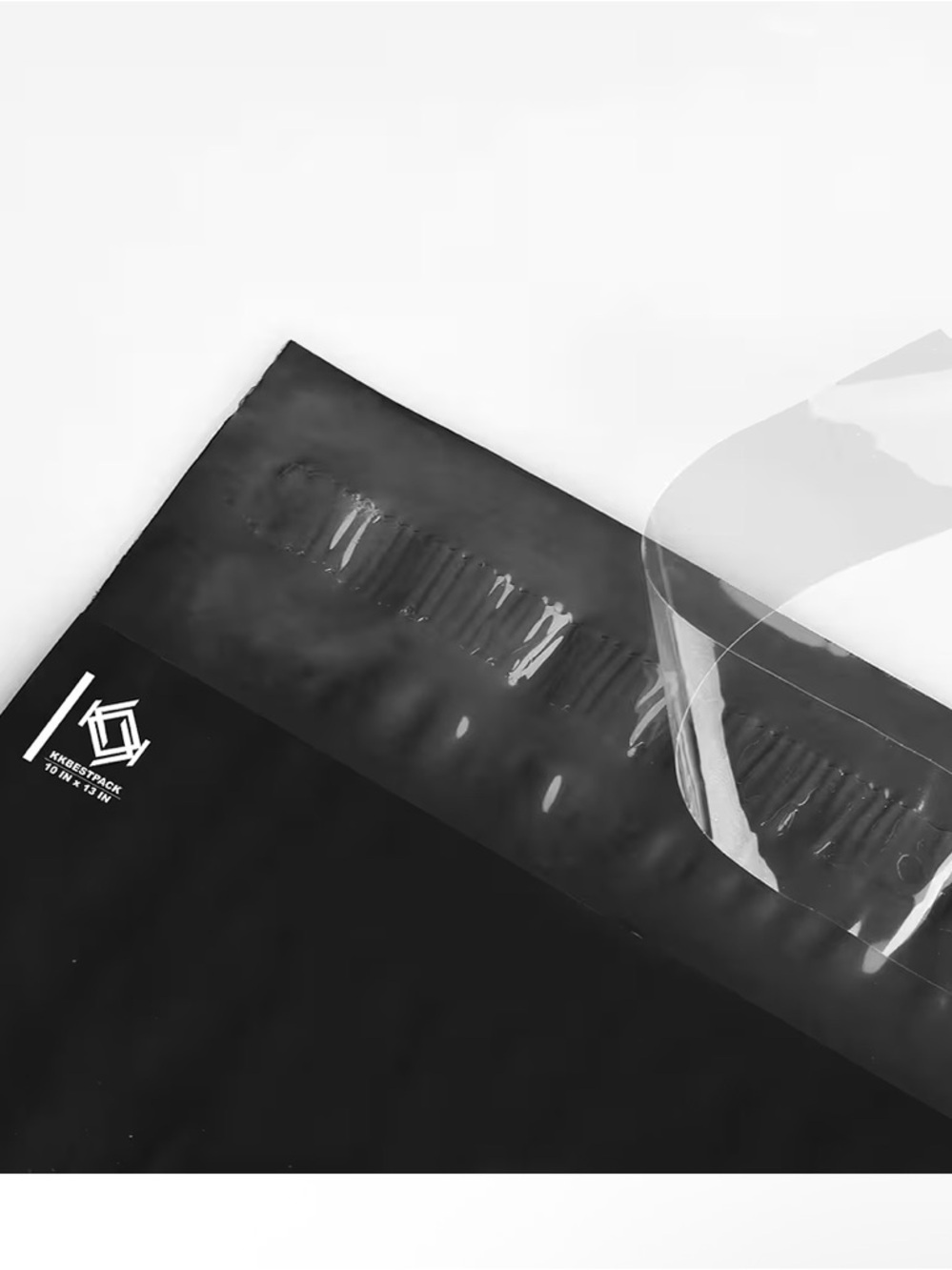 Black Protective Poly Mailer Envelopes - Pack of 15 - Picture 4 of 6